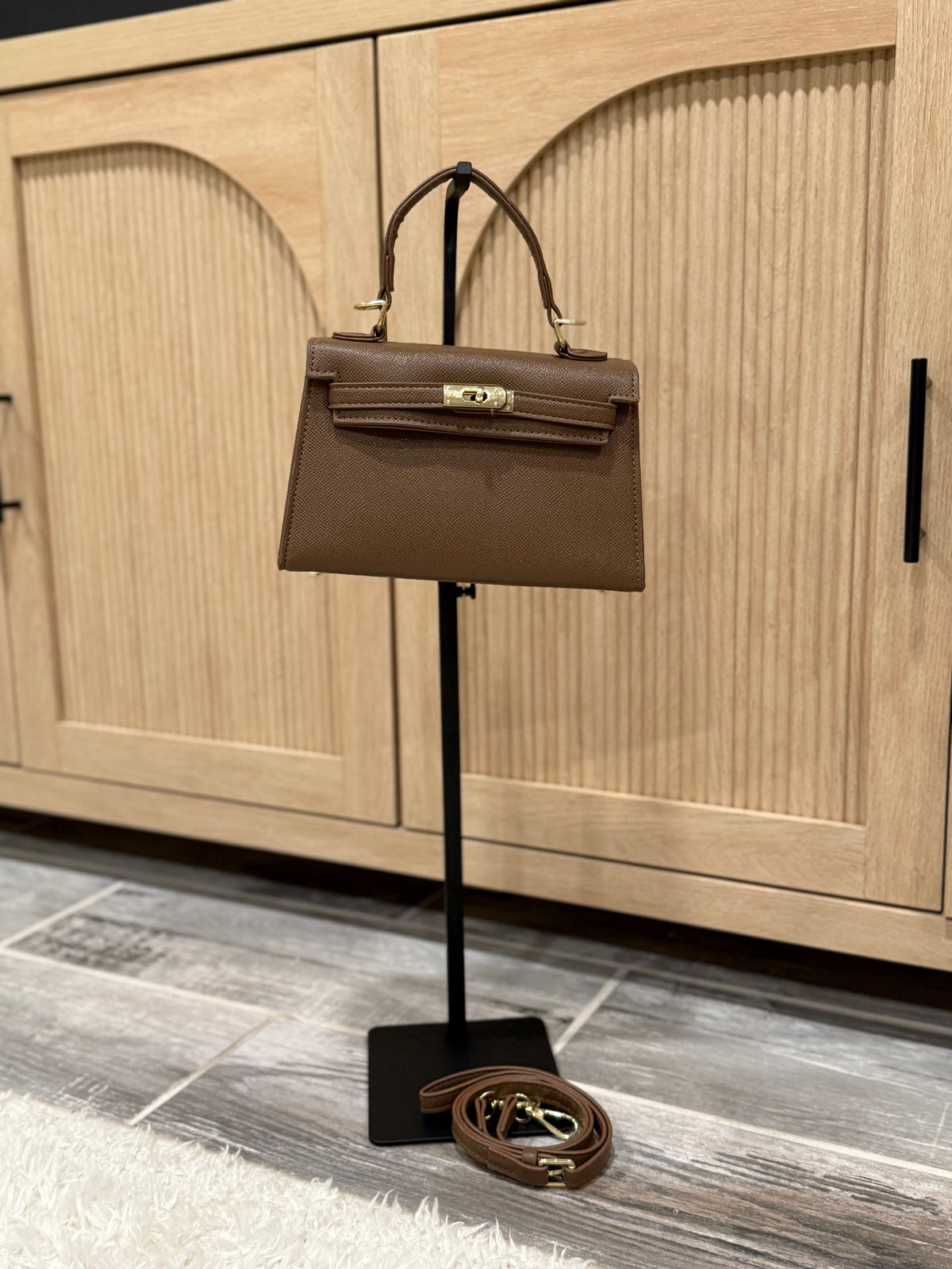 Classic Structured Leather Handbag