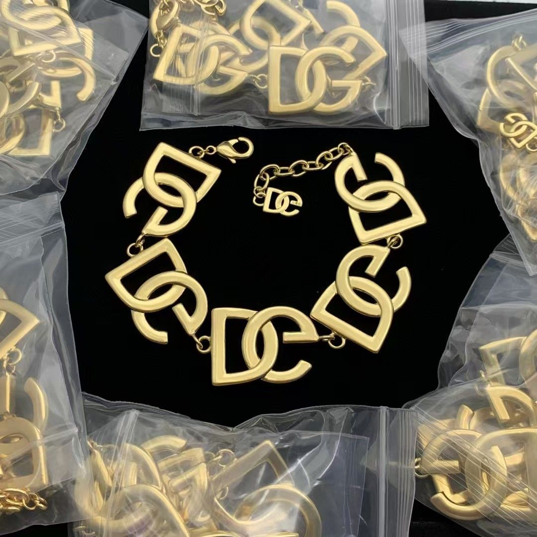Glamorous Monogram Chain Bracelet
